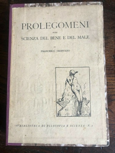 Orestano prolegomena to - f., the