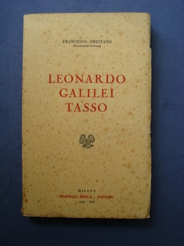 Orestano leonardo galilei e - galilei,
